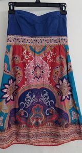 Strapless sweetheart dress